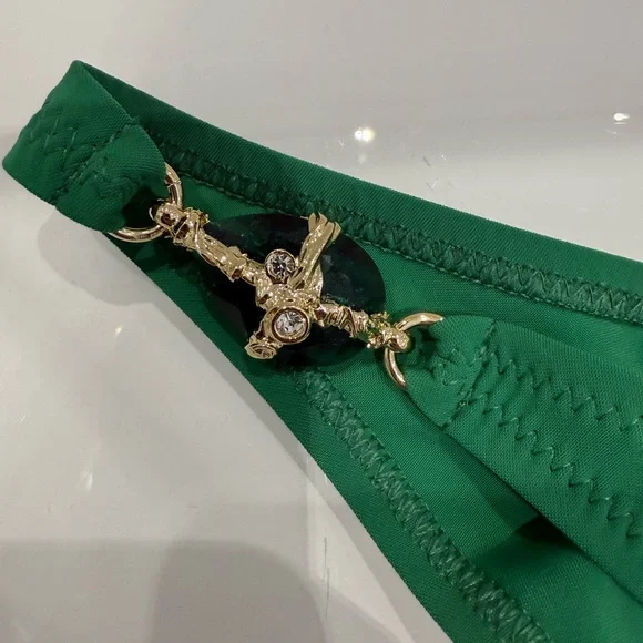 Emerald Green Bikini Set “pain de sucre” size M, NWT - Picture 9 of 15